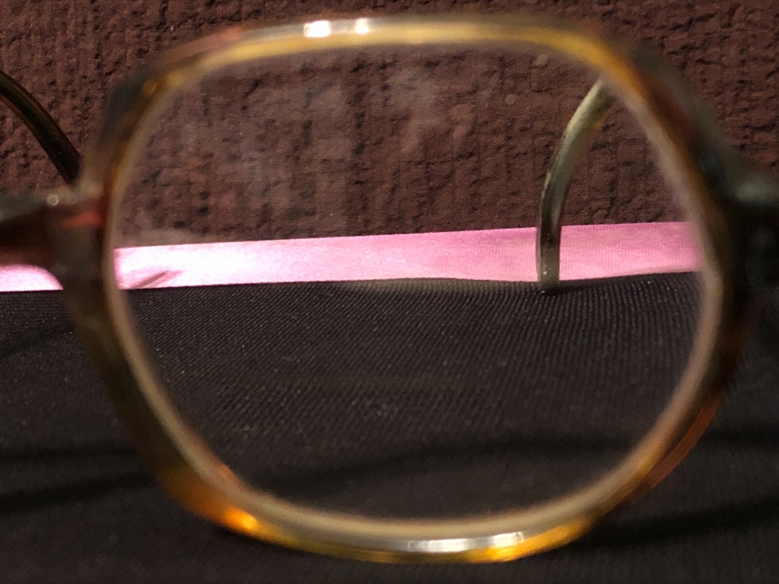 vintage eyeglass tortoise color Bakelite reading glas… Gem