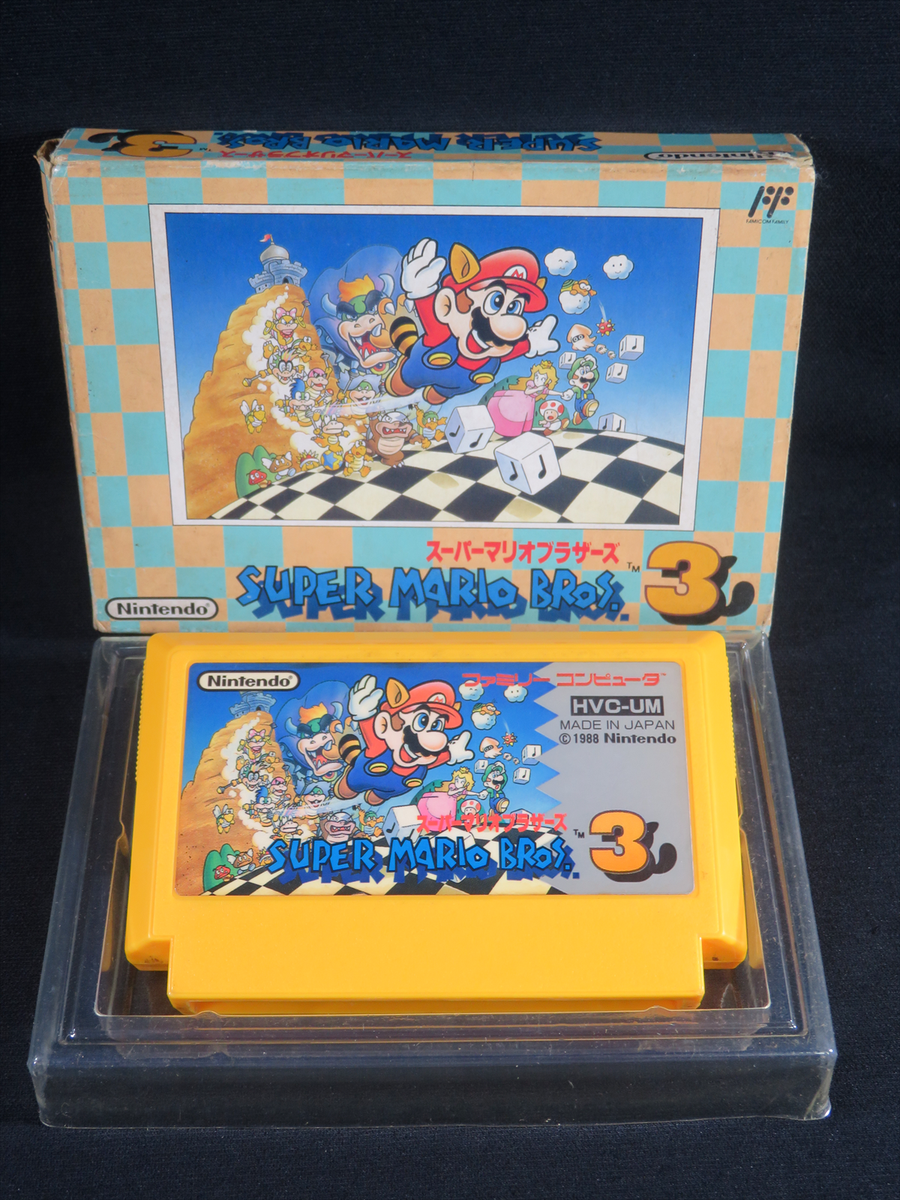 SUPER MARIO BROS. 3（スーパーマリオブラザーズ3）箱付 Super Mario bros 3 Famicom Nintendo Japan fc game soft tested