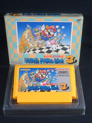 Super Mario bros 3 Famicom Nintendo Japan fc game soft tested