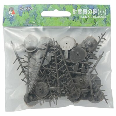 Evergreen Tree Armatures Conifer Tree Trunk (Small) 60-100mm (6.35cm) (24 pcs)