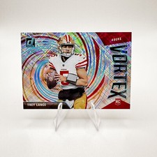 2021 Panini Donruss Trey Lance /100 COSMIC VORTEX Rookie RC SP #VTX-TLA