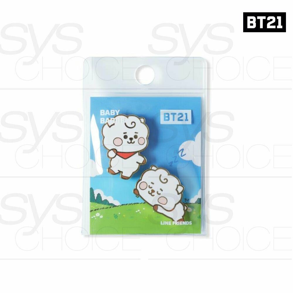 BTS BT21 Official Authentic Goods Character Badge Baby Ver +