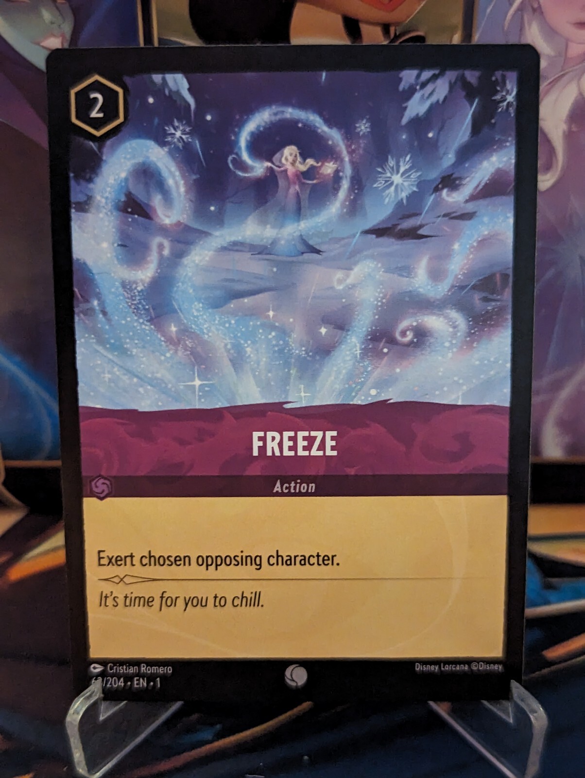 Disney Lorcana Freeze 63/204 Common NM TCG