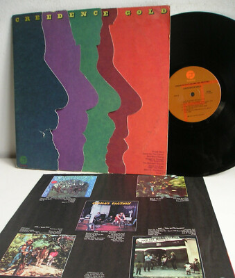 Creedence Clearwater Revival GOLD LP US Press 1972 Fod Out Cover +Insert