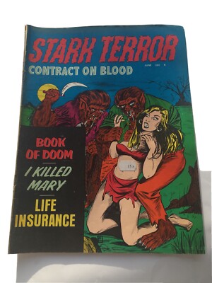 Shark Terror 4 June 1971 Vol 1 number 4 comic book USA american leonard green 