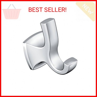 Moen YB5103CH Voss Double Robe Hook, Chrome