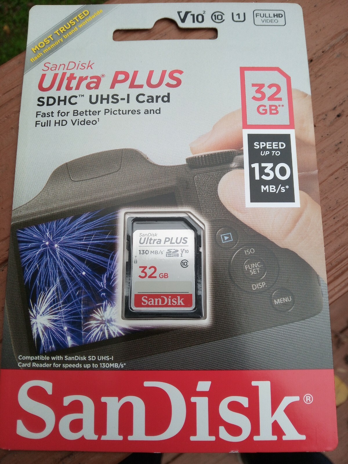 SanDisk 32 GB Ultra Plus SDHC UHS1 Memory Card Speed up to 130 MB/s eBay
