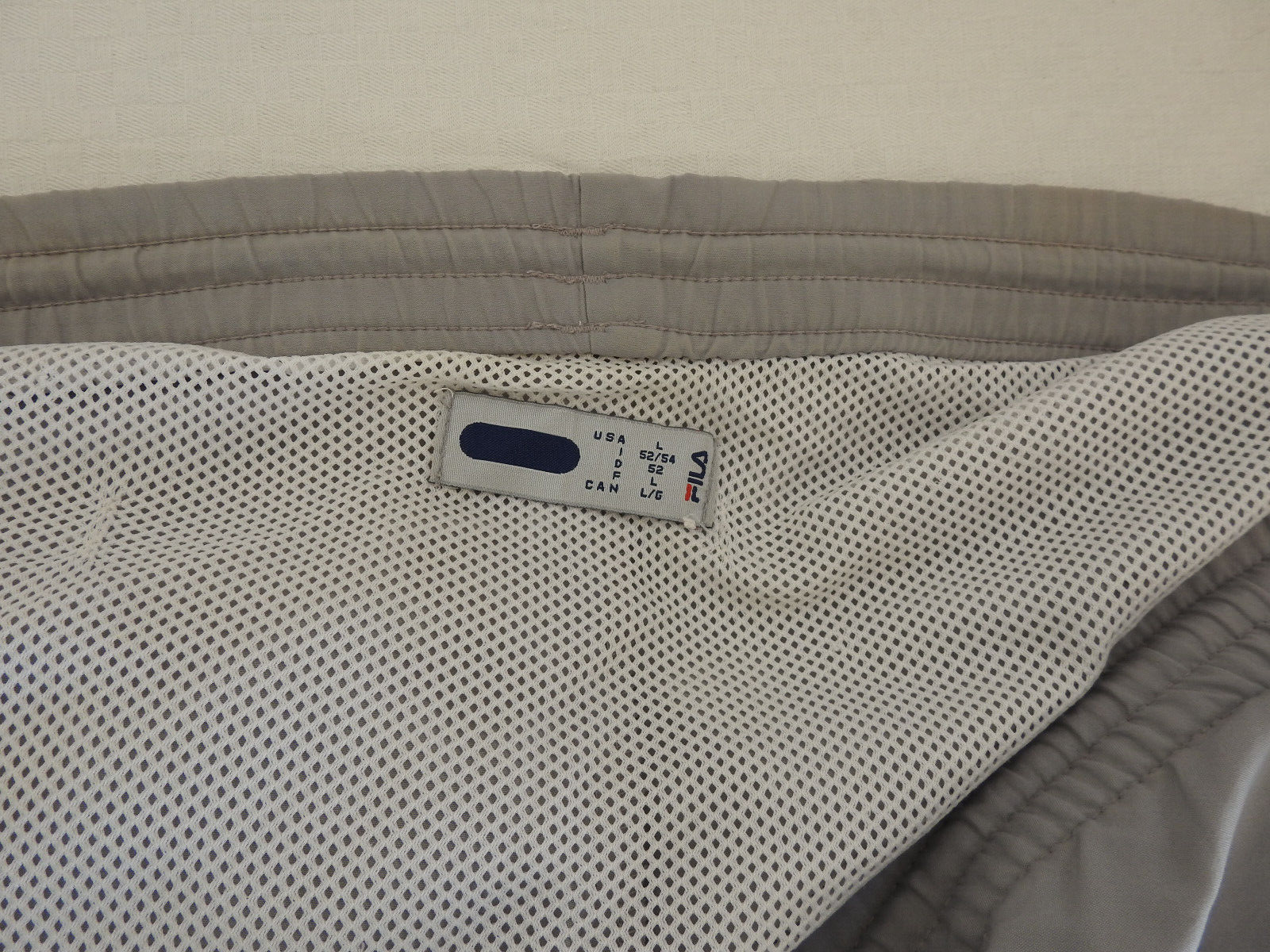 Pantaloncini corti FILA da uomo Activewear grigi taglia L 52 sport