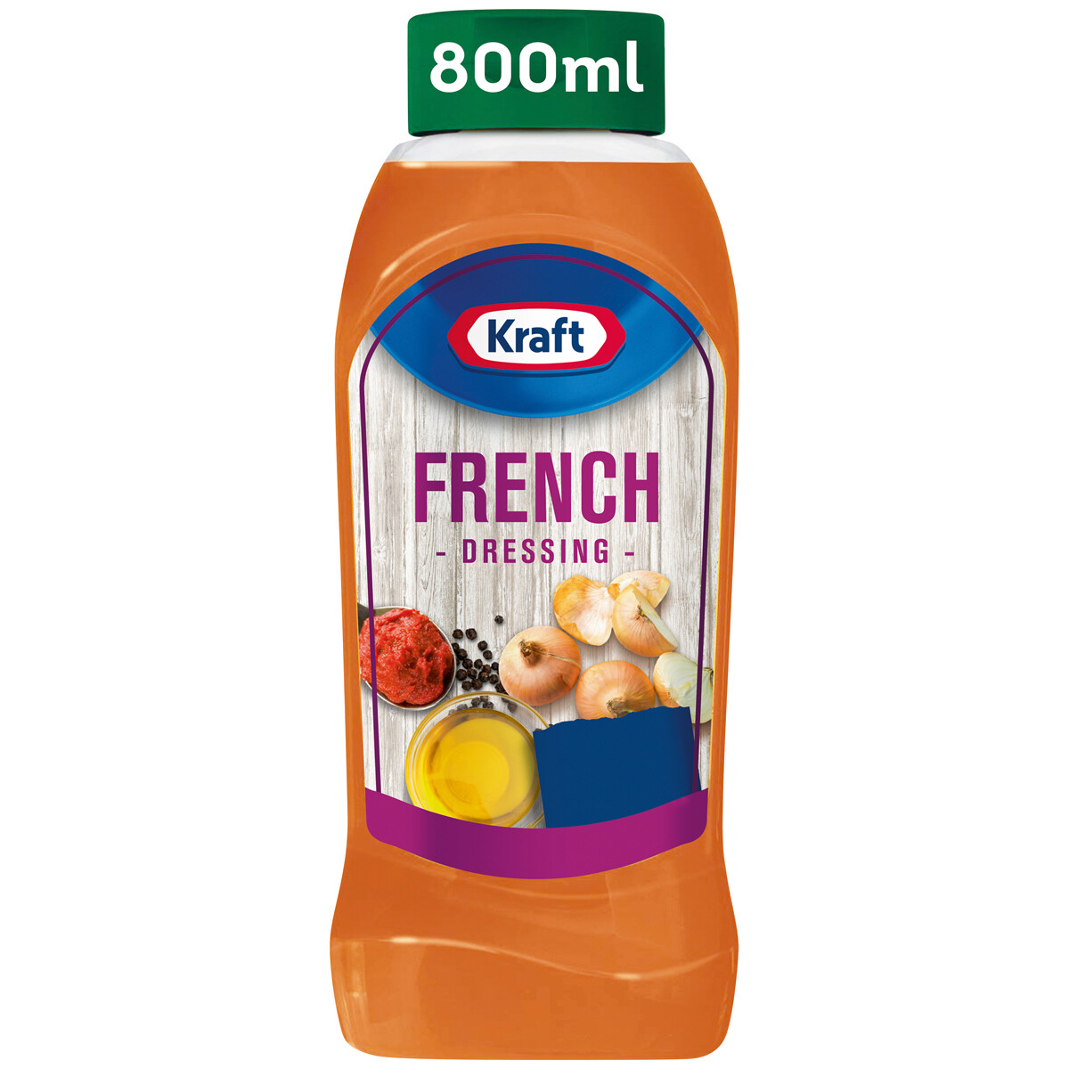 Kraft French Dressing Salatgenuss Sin Potenciador Del Sabor 800ml