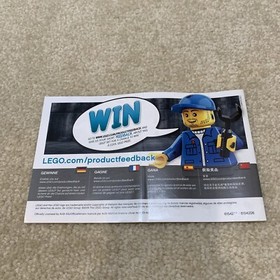 LEGO 75873 Audi R8 LMS Ultra Speed Champions Toy Set Instruction Manual Booklet