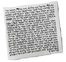 lot 5 Kosher Mezuzah Scroll Parchment Klaf 4" / 10 cm israel judaica Jewish