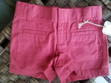 NEW Polo Ralph Lauren Girls Chino Shorts Preppy Salmon 6 NWT Adjustable