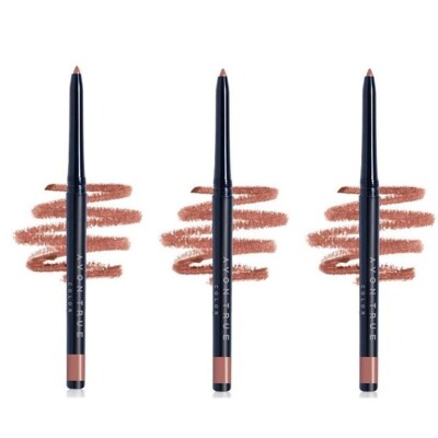 Avon True Color Glimmersticks Retractable Lip Liner  / SIMPLY SPICE / Set of 3