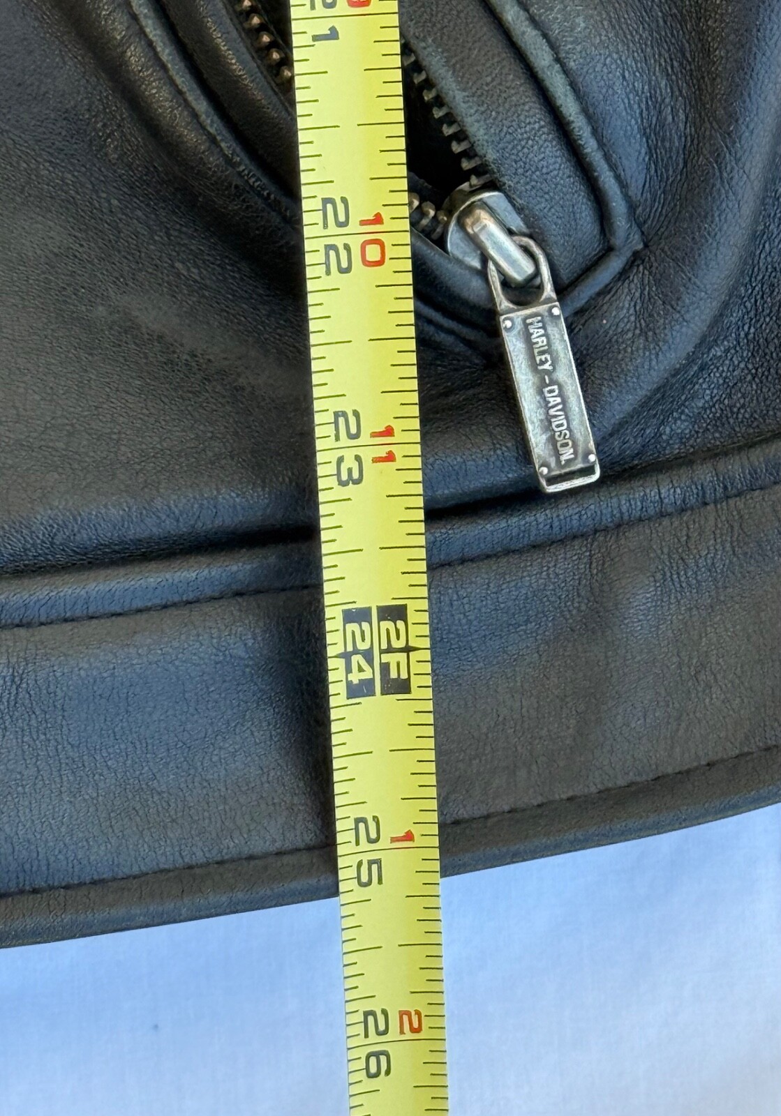 Signed Leather Jacket Harley Davidson VINTAGE 2XL… - image 8