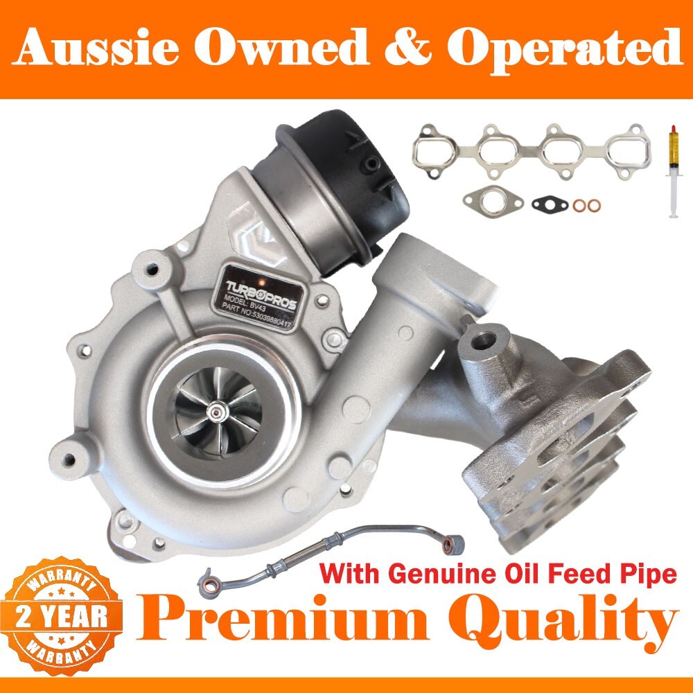 Upgrade Billet Turbo+Genuine Oil Feed Pipe For Nissan Navara NP300 YS23DDT 2.3L