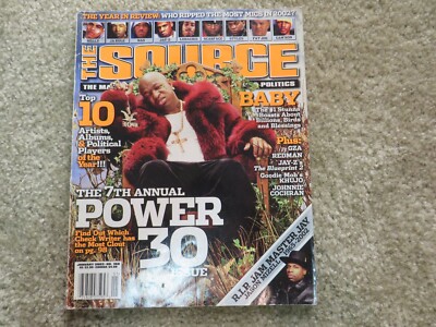 Y2K The Source magazine Rap Jam Master Jay GZA BABY Birdman Redman Jay Z Khujo