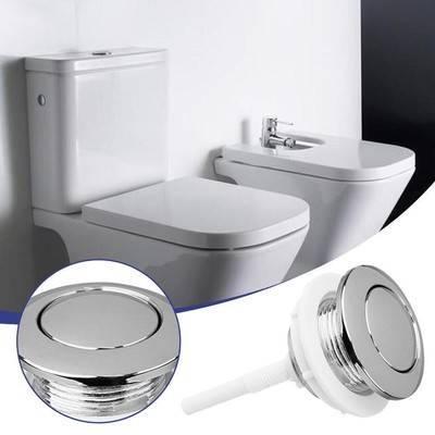 Toilet Push Button Single Flush Button Bathroom Toilet Tank Water Button I2F9