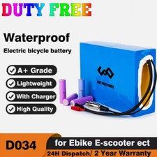 ebike e-Scooter battery 72V 60V 52V 48V 36V 20ah 25ah Li-Ion Pack For 150W~3000W