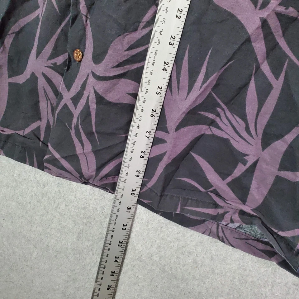 Camisa abotonada vintage RJC para hombre XL púrpura cerveza hawaiana gráfico años 90 EE. UU. Foto 3 de 4