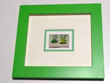 James Rizzi 3D Silk Screen Signed My Bad Breakfast 11 50 Art Framed 2002