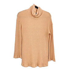 Reformation Womens Ribbed Long Sleeve Turtleneck Mini Dress Size Small