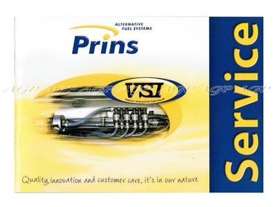Prins VSI 1 Serviceheft Wartungsheft Inspektionsheft Servicebuch Scheckheft LPG
