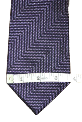 $280 NWT TOM FORD Dark PURPLE Zig Zag men's 3.6