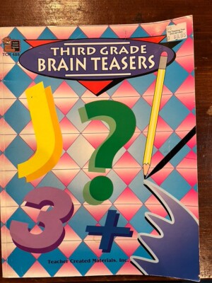Teacher Book Third Grade Brain Teasers | eBay