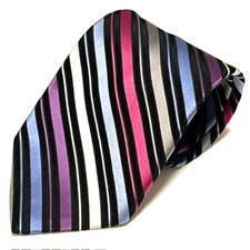 City of London Tie Modern Stripes Preppy Stylish Eye Catching Elegance Sharp