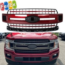 For Ford F-150 F150 2018-20 Xlt Style Front Radiator Grille Assembly Us Ruby Red For Ford F-150 F150 2018-20 Xlt Style Front Radiator Grille Assembly Us Ruby Red
