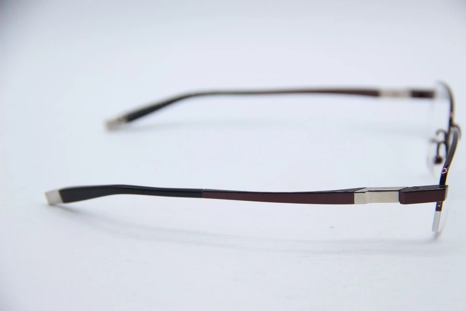 NEW CHARMANT Z-TITANIUM ZT11722 BURGUNDY AUTHENTIC DESIGNER EYEGLASSES 53-17 - Image 4 of 4