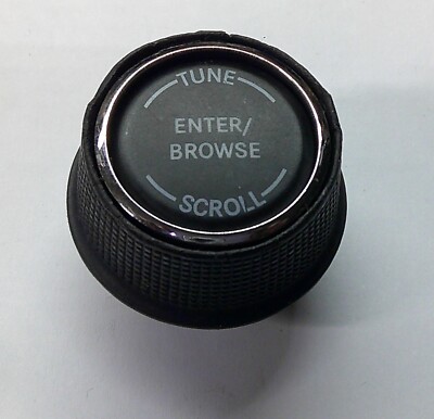2012 - 2018 DODGE JOURNEY RADIO STEREO TUNER KNOB SET 68209666AE  OEM