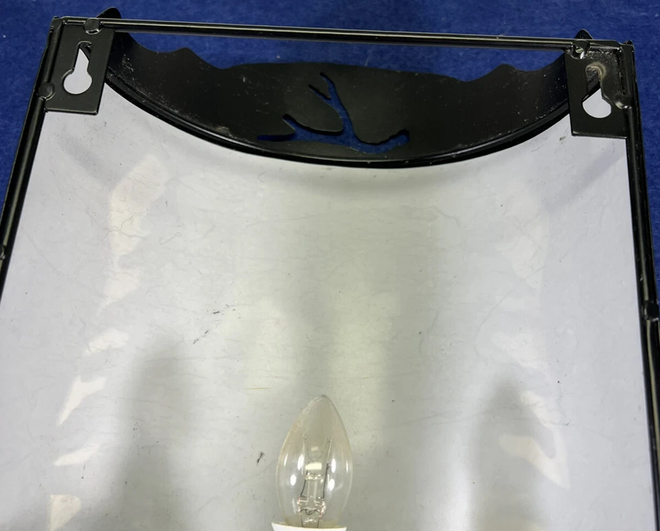 复古锻铁壁灯鹿场景羊皮纸小屋乡村装饰 — 第 4/4 张图片