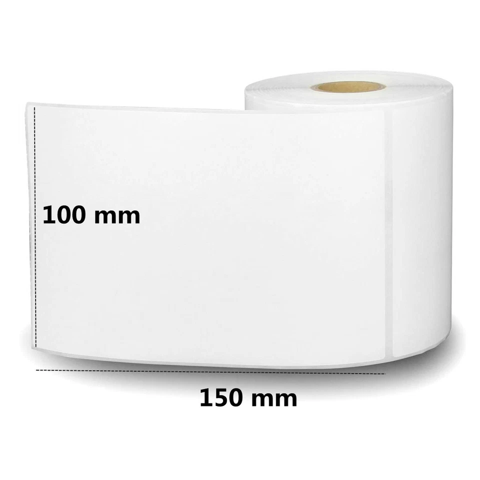 Thermo Etiketten Rolle 100 x 150 mm Versand DPD DHL Zebra 4 x 6" 500-5000 Stück - Bild 2 von 4