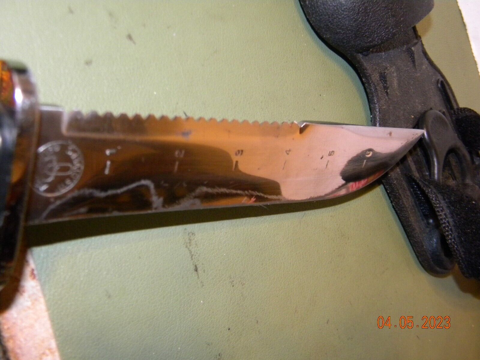 Vintage Aqua Lung Sea Hawk US Divers Stainless Steel Scuba Diving Dive