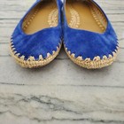 Tory Burch Women's Blue Suede Holliday Ballet Espadrilles Size 5 — photo 7