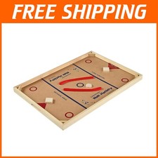 Standard Size Wooden Champion Nok Hockey Game - Ideal for Family Gatherings