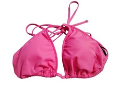 Shade and Shore Women's Pink Tie Up Swim Suite Top Size XL 16 