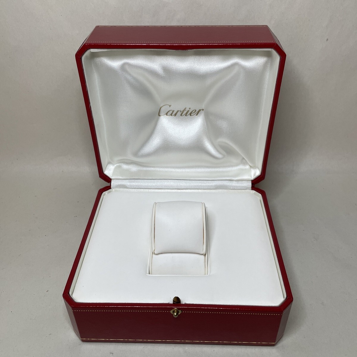 Genuine Cartier Red Watch Box Case CO 1018 Authentic Empty | eBay