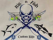 4 Surf / Pier Fishing Rigs: Pompano, Whitings, Croakers, Snappers, Etc.