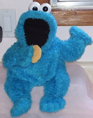 cookie monster me so hungry toy