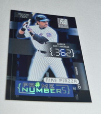 2001 DONRUSS ELITE - MIKE PIAZZA CATCHER METS PRIME NUMBERS PN-6B NUMBERED 11/60