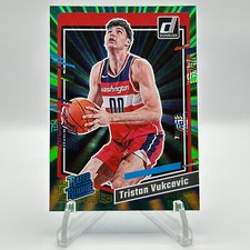 2023-24 Panini Donruss TRISTAN VUKCEVIC #230 RC Rated Rookie Green Laser Holo