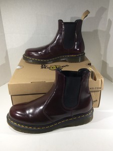 Dr Martens Zhenskie Vegetarianskie 2976 Vishnevaya Krasnaya Chelsi Lodyzhki Botinki Tufli Razmer 11 Zf 23 Ebay