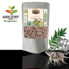 Valerian Root Capsules ORGANIC Vegan NO FILLERS 500mg 100% Pure 50 - 100 - 200
