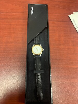 TISSOT 腕時計 Women's Tissot P342/442 Watch Gold Tone White Face With New