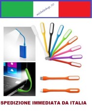 luce led USB flessibile mini lampada per portatile notebook PC lettura notturna