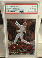 Shohei Ohtani  2022 Panini Donruss Unleashed Diamond #UL-6 PSA 10 Gem mint