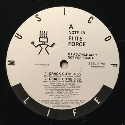 Elite Force (3) - Crack Cutie, 12'', (Vinyl)