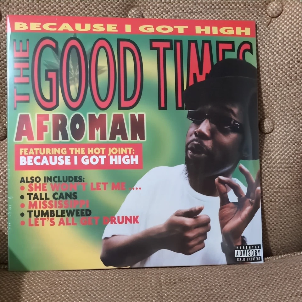 Afroman The Good Times Cannabis Cloudy Green ETR212 Vinyl NEW SEALED - Изображение 2 из 2